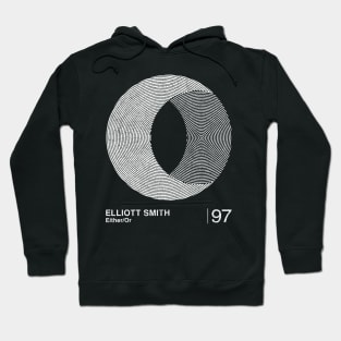 Either/Or / Minimalist Graphic Design Fan Artwork Hoodie